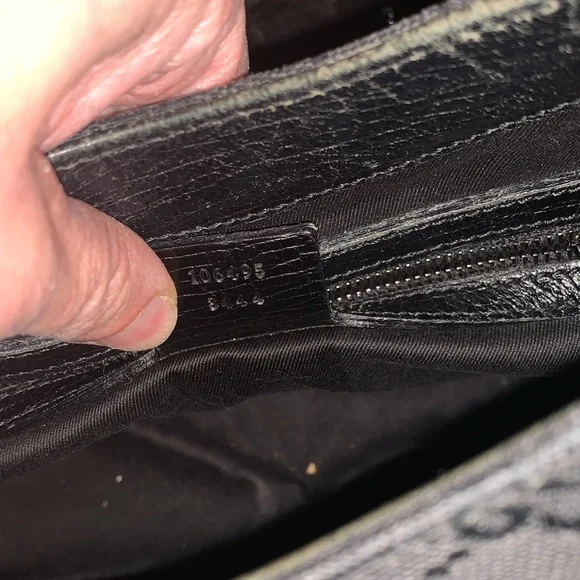 GUCCI VINTAGE bamboo handle bag - Picture 11 of 12